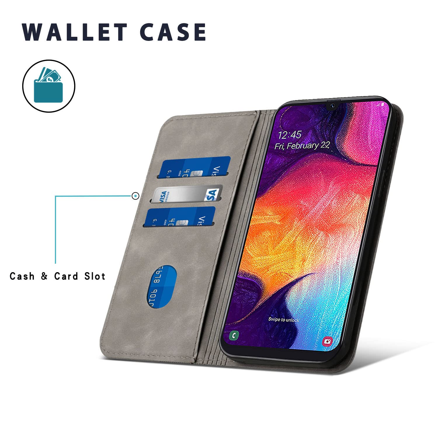 Custodia TOMYOU Per Honor 90 Pro 5G, Cover In Pelle Con Portafoglio, Slot E Supporto Magnetico - 3