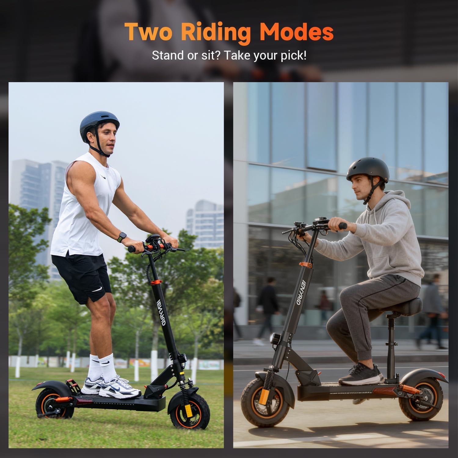 Electric Scooter Adults, 800W Motor & 28MPH Portable Folding Commuting Eletric Scooter, Up to 25 Miles Range, 10" Off Road Tires e Scooter, Dual Brakes & Suspensions Fast Scooters for Adult E-Scooter
