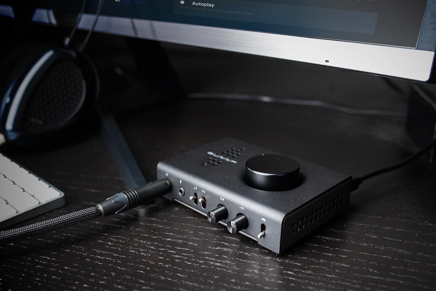 Schiit Gunnr Mission-Critical Gaming Headphone Amplifier with Mic Input and Soundstage Control