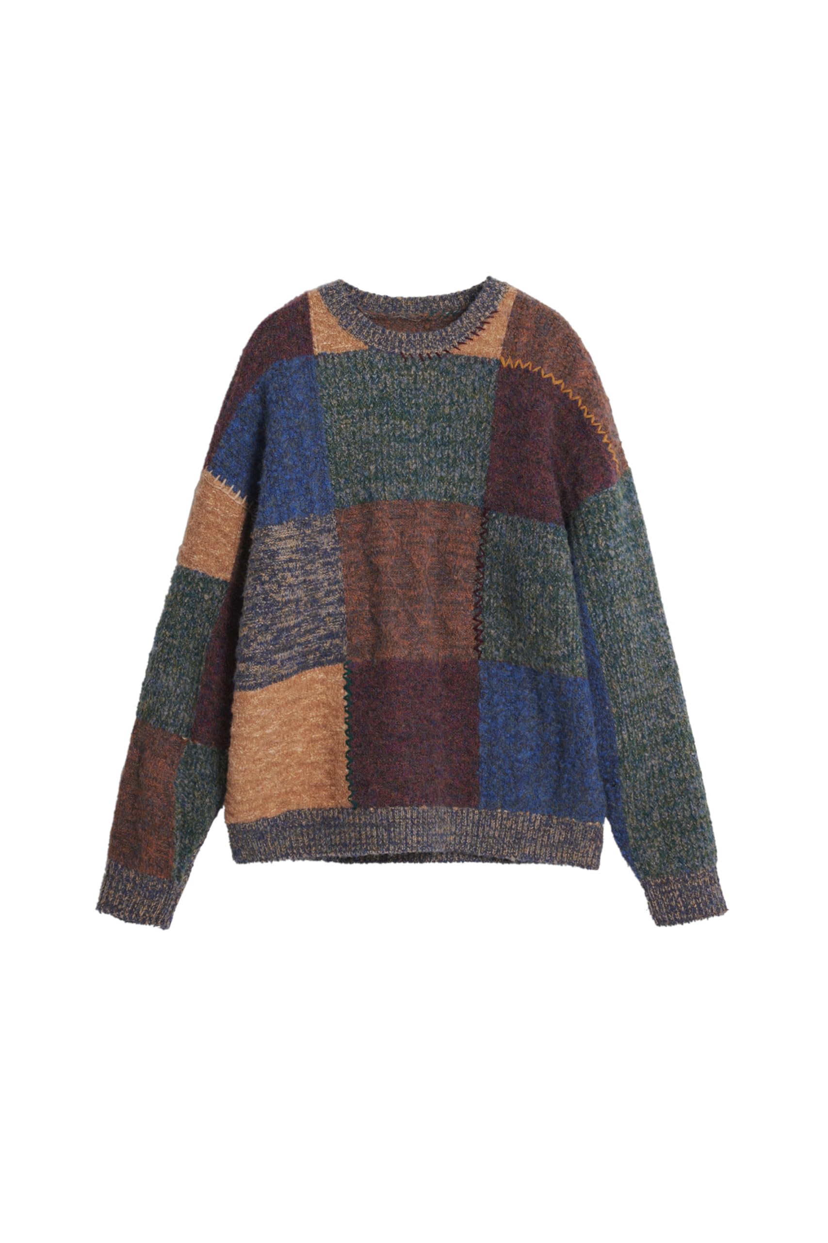 Desigual JERS_Luton Sweatshirt Uomo (Pacco da 1)