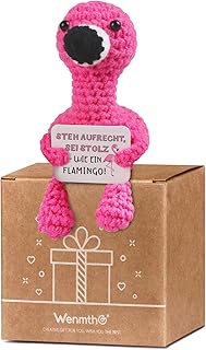Sponsored You’re seeing this ad based on the product’s relevance to your search query.Learn more about this advertisement WenmthG Pocket Hug Flamingo Lucky Charm German Thank You Gifts for Boyfriend Colleague Women Men, Knitted Flamingo Anti Stress Gifts Positive Potato German Replacement - Pack of 1
