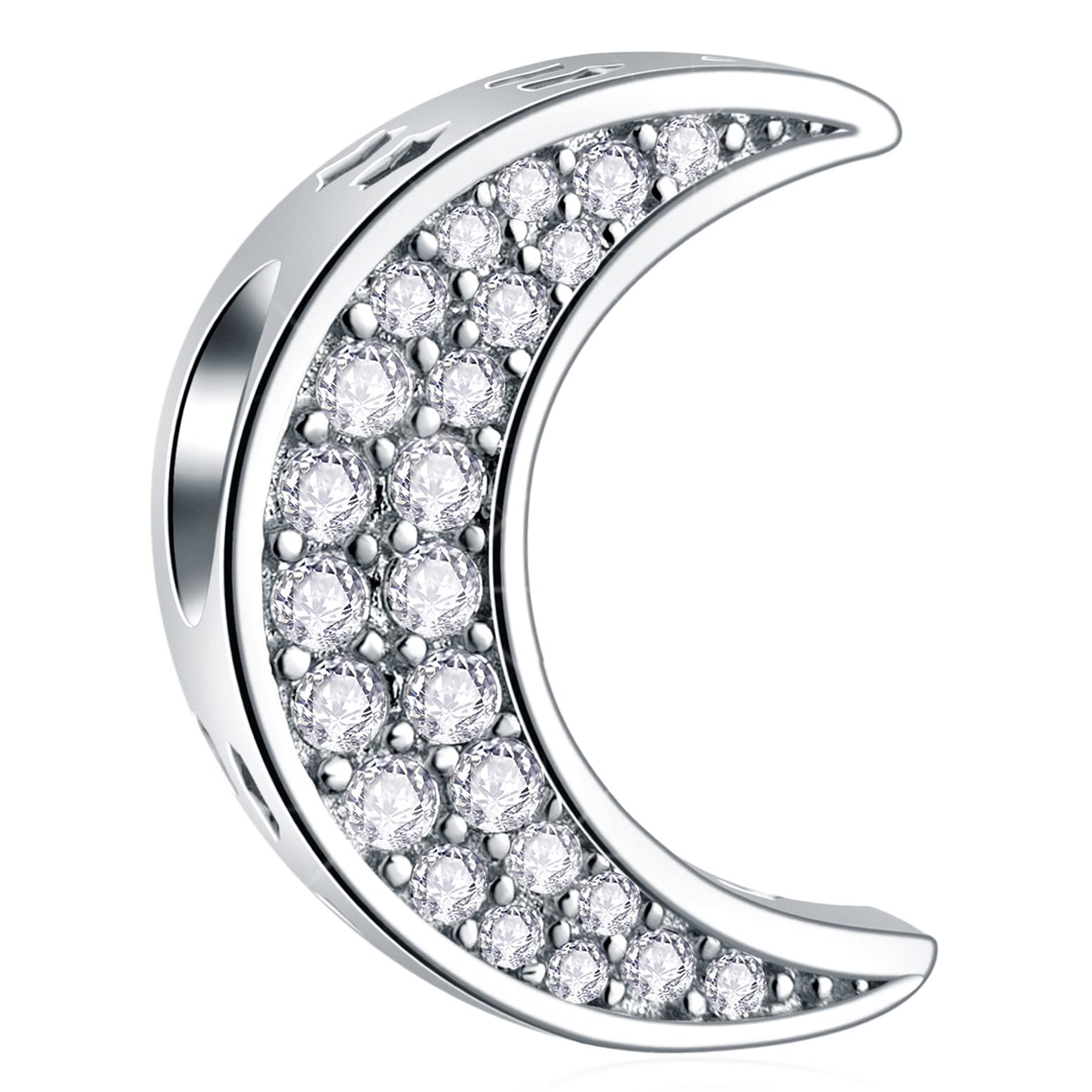 GLOWDASCharms tema de San Valentin, colgante Te amo, corazon de amor, cara sonriente flores, nudo celta, penny 1, cuentas de luna y estrella en plata de ley 925, regalos para familia/amante/europeo Pulsera