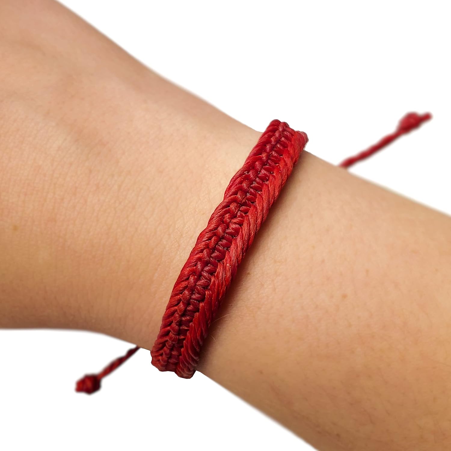 Surfer Bracelet Wide Braid Handmade Stackable Wrap Bracelet for Women and Men. "Wide Braid Bracelet" by ORRAWAN