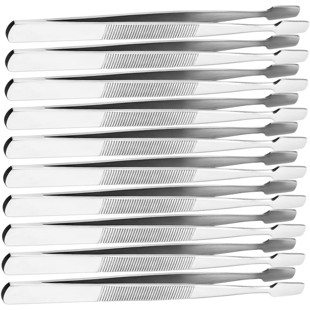 30pezzi Pinzette Artistiche Inossidabile Per Collezione Francobolli e Applicazione Ciglia Finte Strumenti Ergonomici e Facili Da Pulire