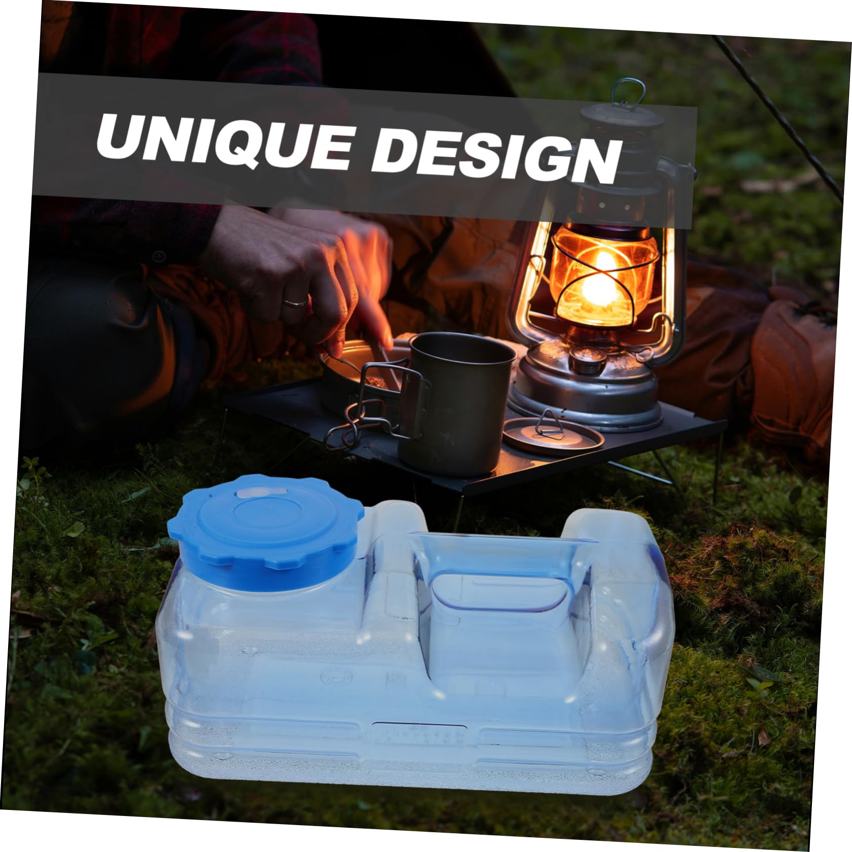 Sosoport 1satz Camping Wasserbehälter Tragbarer Wassercontainer Für Outdoor Picknick Und Notfälle Robuste Wiederverwendbare Wasserkanister Aus Pc-Material Mit Praktischem Tragegriff