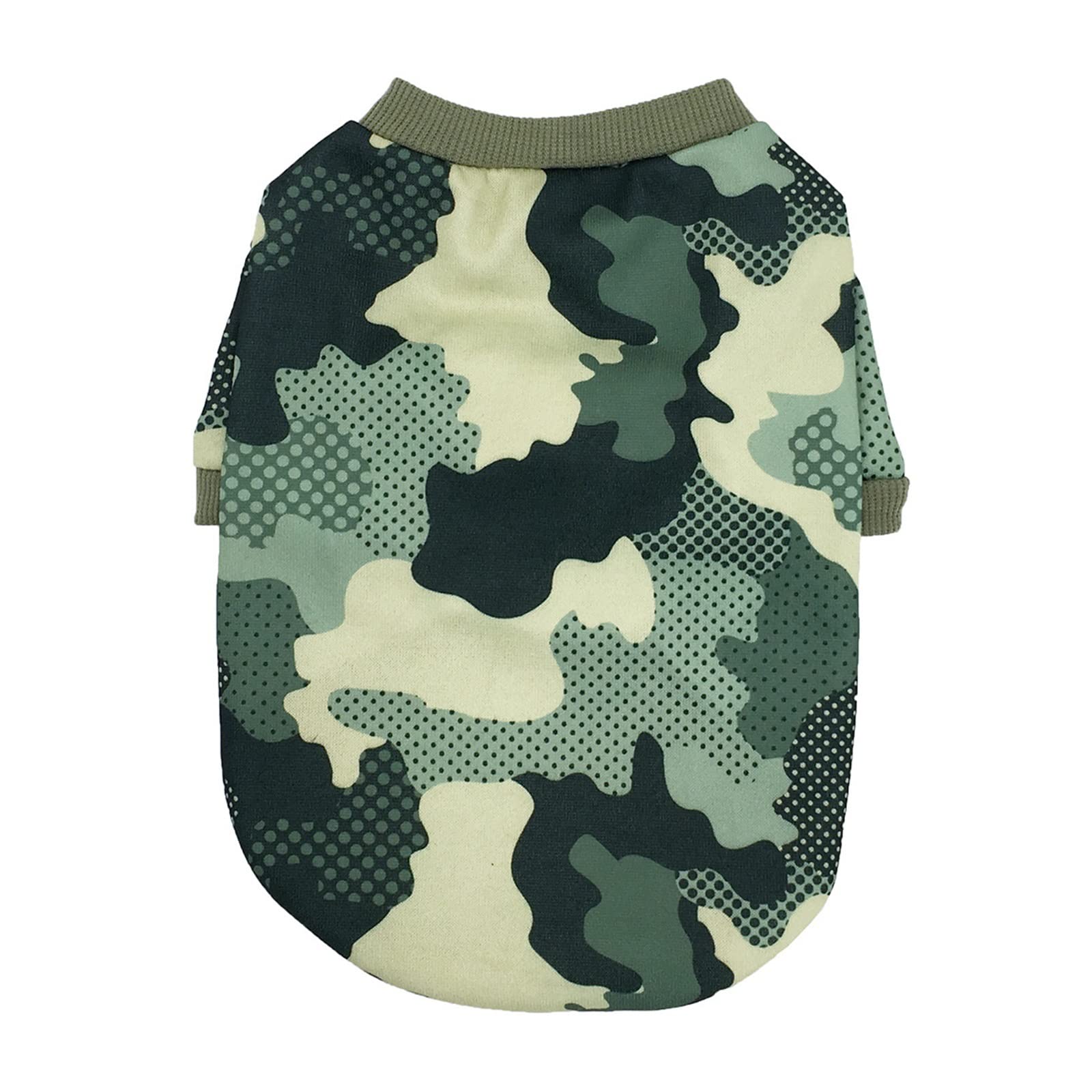 Kikbax Vestiti della Maglietta del Cane Maglietta Traspirante della Maglia del Cucciolo Vestiti dell'animale Domestico (Color : Green, Size : XL)