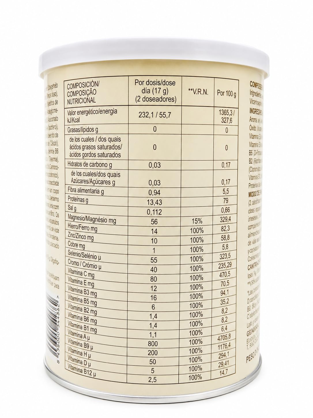 Pack 2 Suplemento Nutricional 300g sabor vainilla | Péptidos de colágeno, prebióticos y 18 vitaminas y minerales