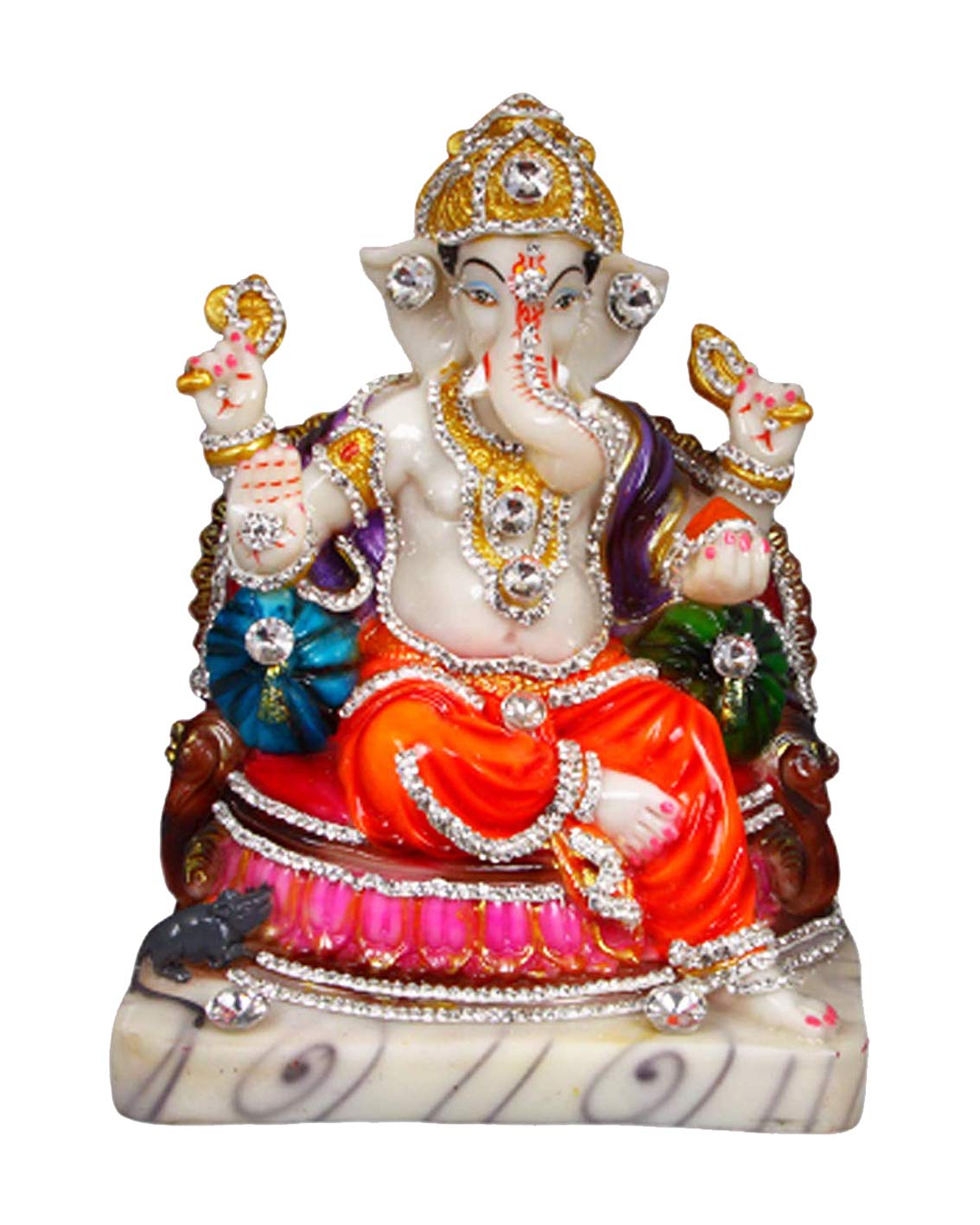 Buy Makan Ganpati Mythological Indian Hindu God Sculpture Idol/Idols