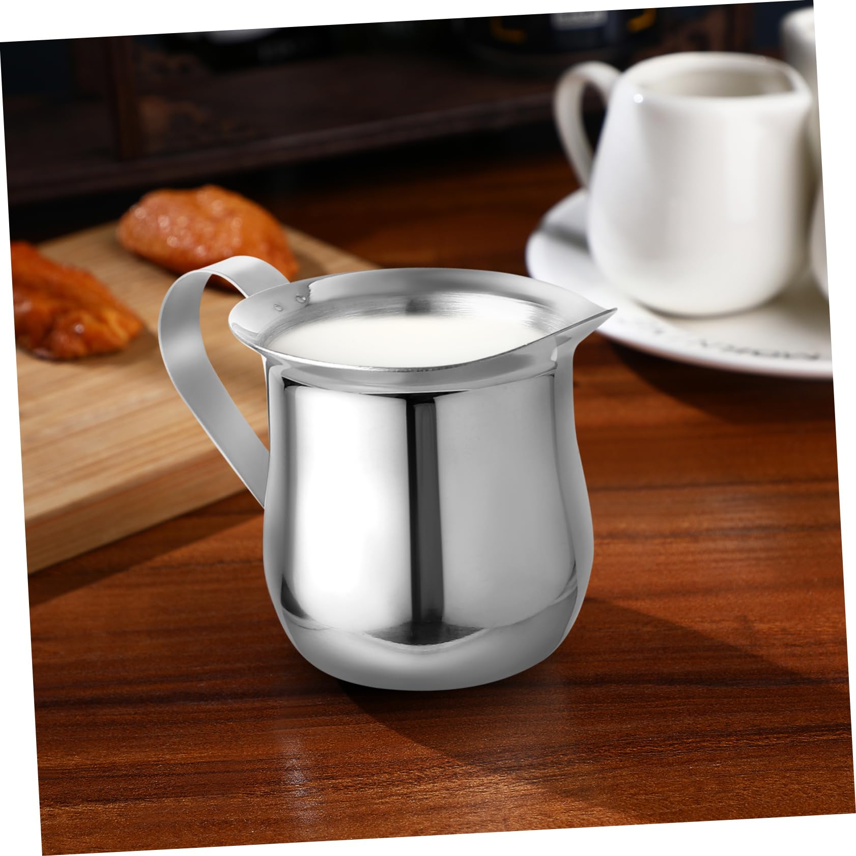 jojofuny 9piezas Taza Espumadora De Leche Inoxidable De Jarras Para Café Espresso Tazas De Leche Para Espumar y