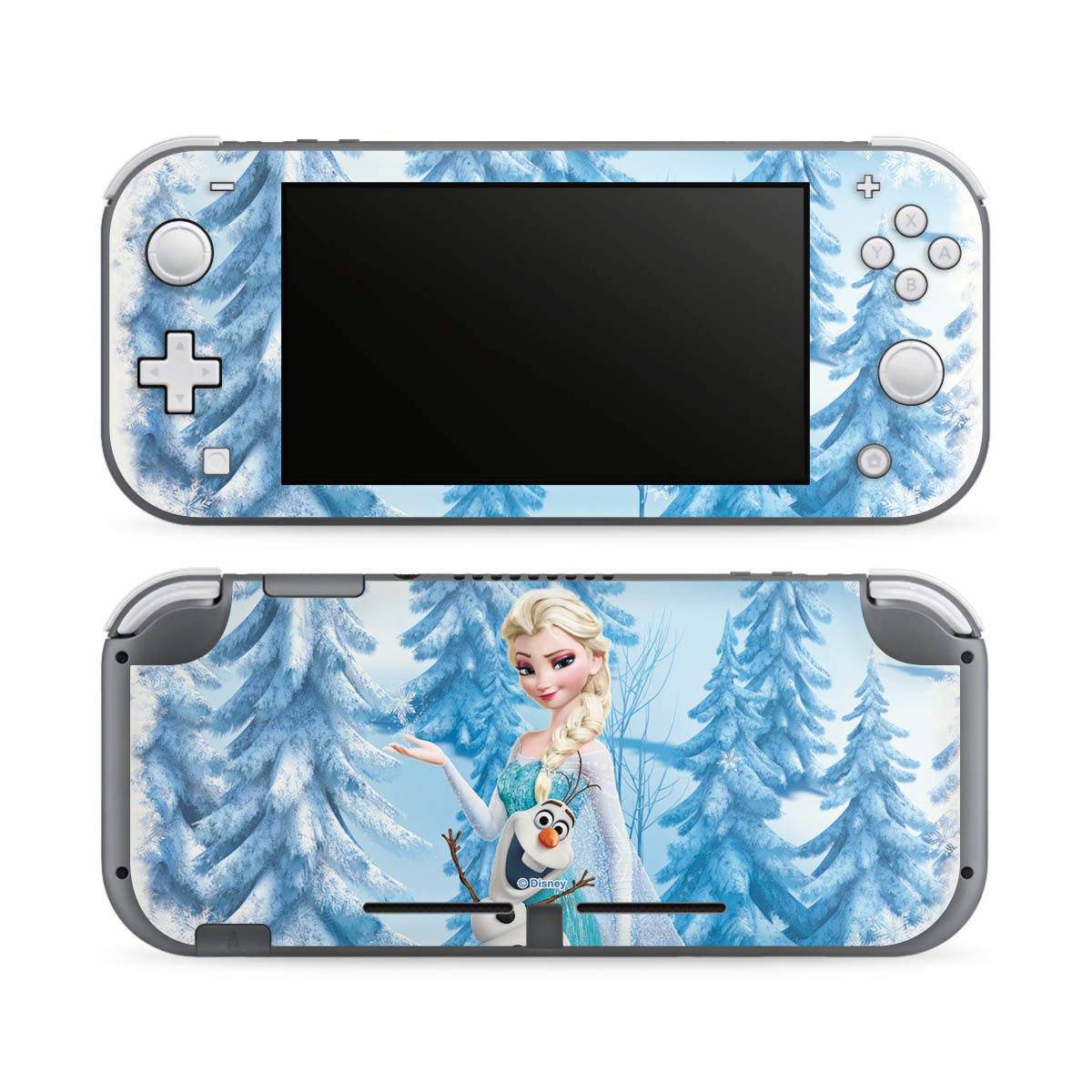 DeinDesign Autocollant Compatible avec Nintendo Switch Lite Sticker Film Autocollant La Reine des neiges Elsa Produit sous Licence Officielle Disney