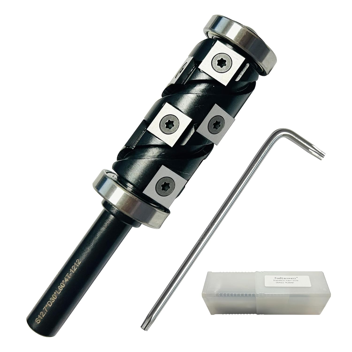 Spiral Flush Trim Router Bit 1/2 Inch Shank with Double Bearing