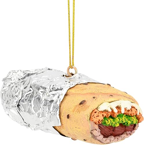 Tree Buddees Burrito envuelto en papel de aluminio adorno navideño