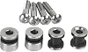 Motorcycle Docking Hardware Kit for 2000-2017 Harley Softail Detachable Sissy Bar Solo Rack,Chrome Softail 2000-2017