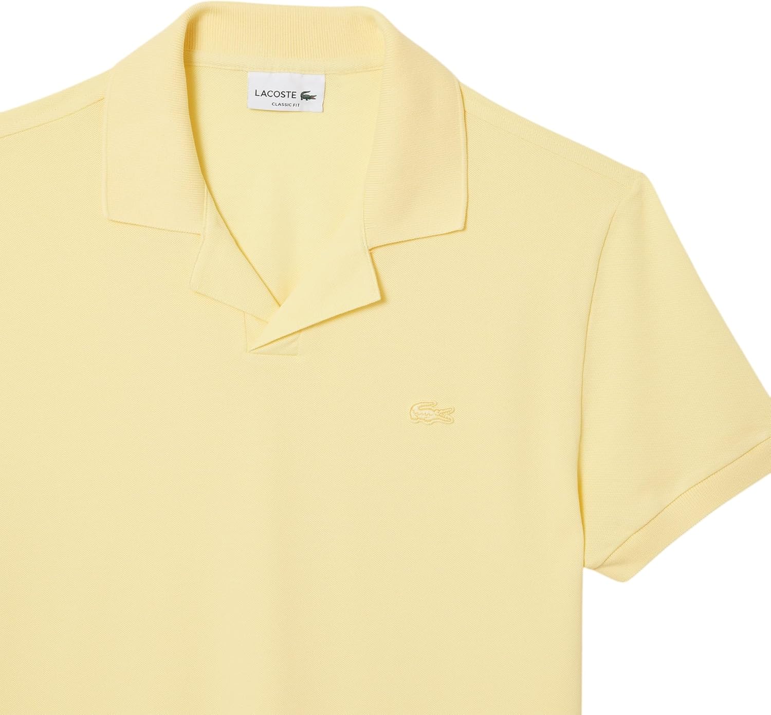 Lacoste Men's Classic Fit Open Neck Paris Polo Shirt
