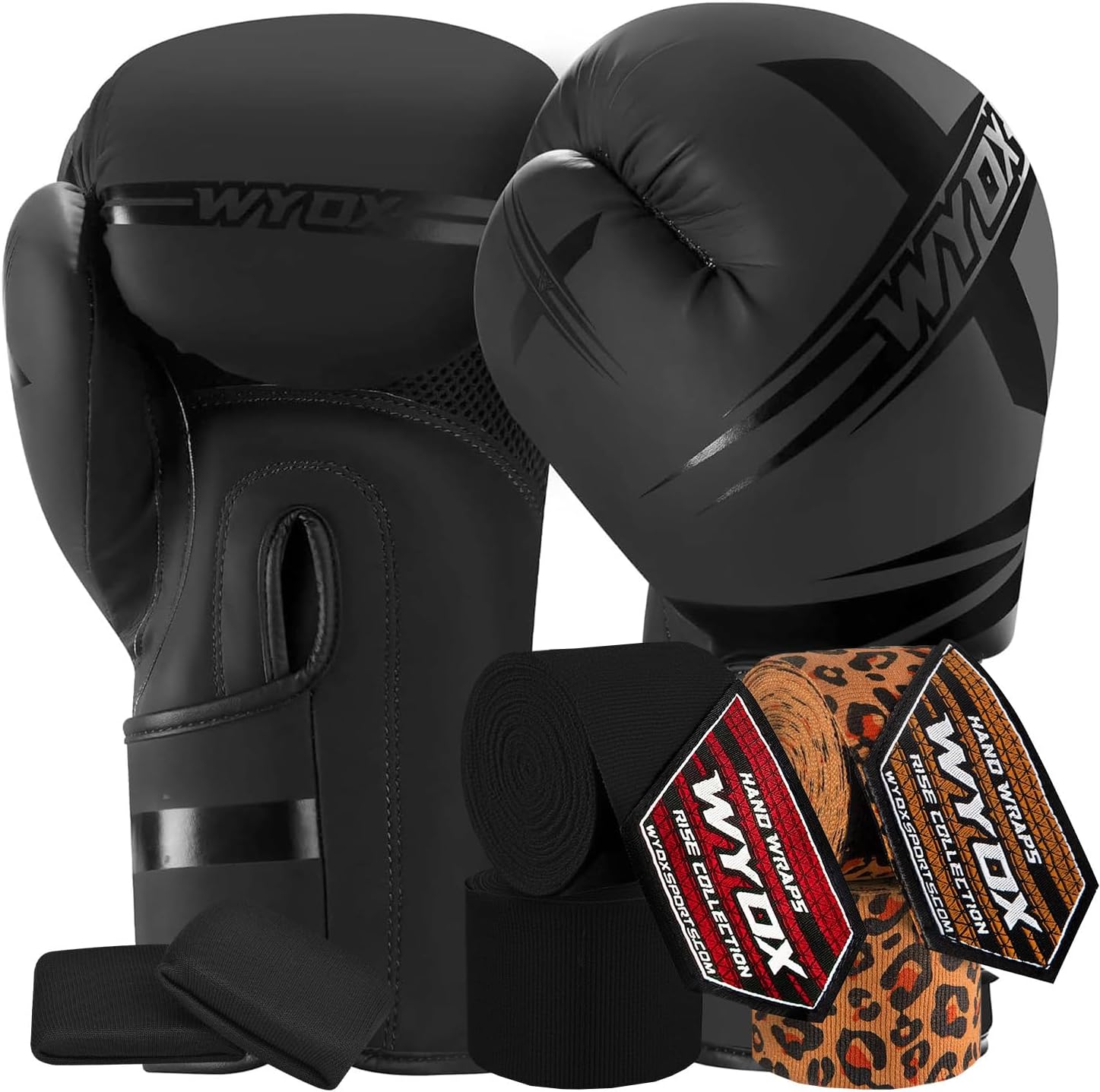 Training Glove and Wrap Set for Hand Support and Impact Protection
