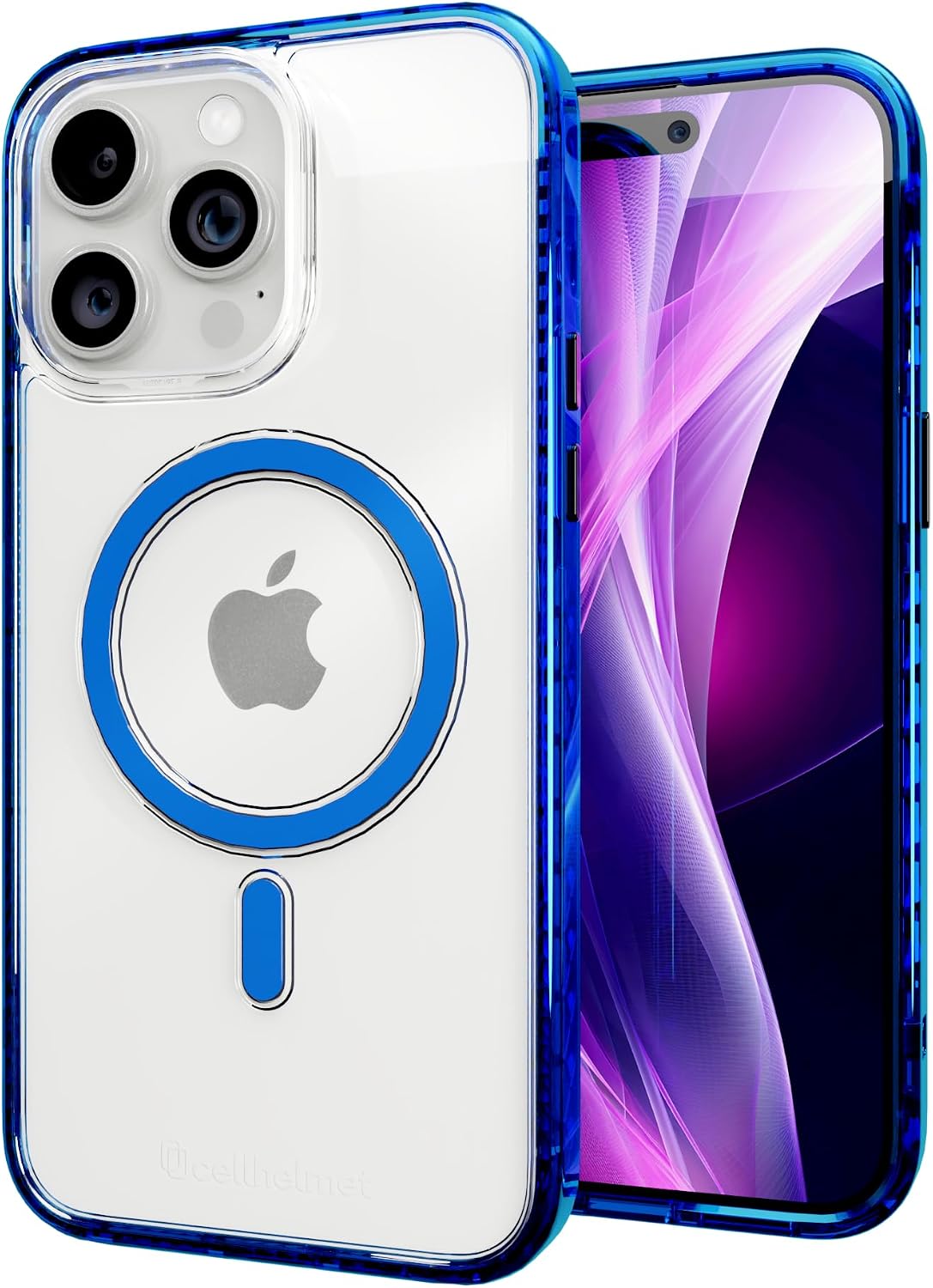 cellhelmet Magnitude Case Designed for iPhone 15 Pro Max in Crystal Clear [Compatible with magSafe] | 13-Foot Drop Test Certified | Shock & Drop Proof Durable | As Seen on Shark Tank