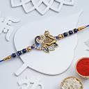 eCraftIndia Peacock Krishna Rakhi for Brother Bhaiya Bhai with Best Bro Ever Fridge Magnet | Roli Chawal Pack gallery image