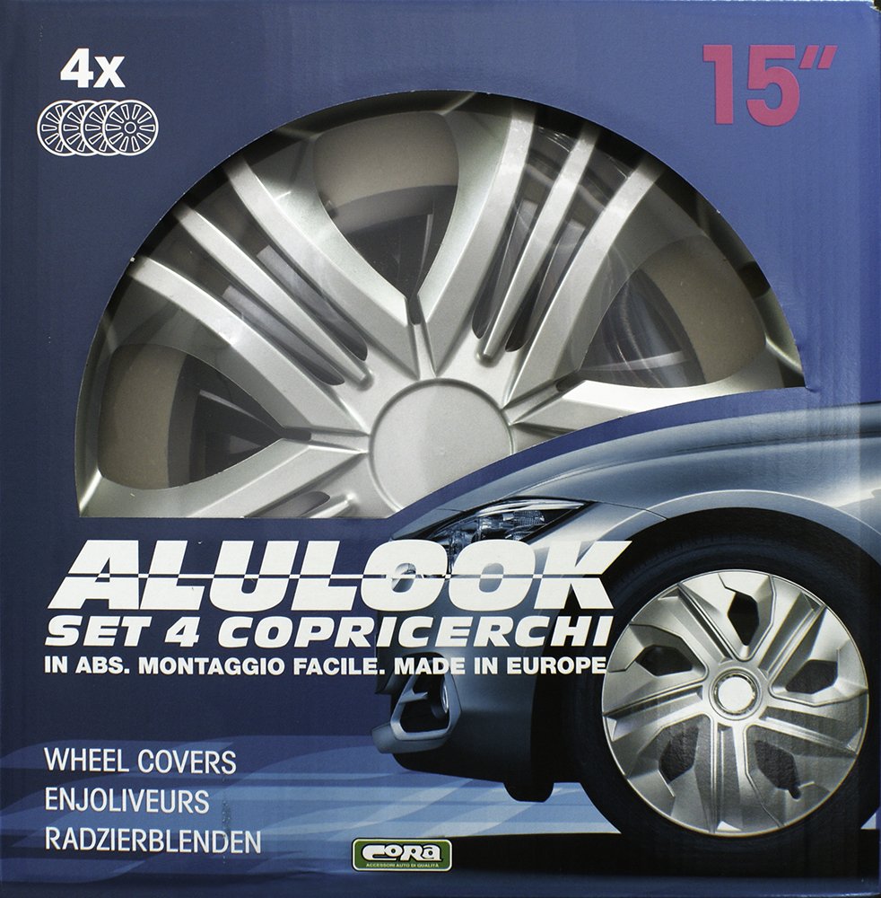 CORA 40945 Box 4 Alulook Fun Copricerchi, 15"