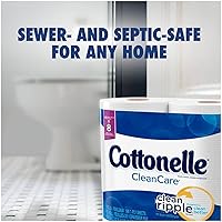 Vista 3 de Cottonelle Clean Care - Papel higiénico de doble rollo, 12 rollos, 190