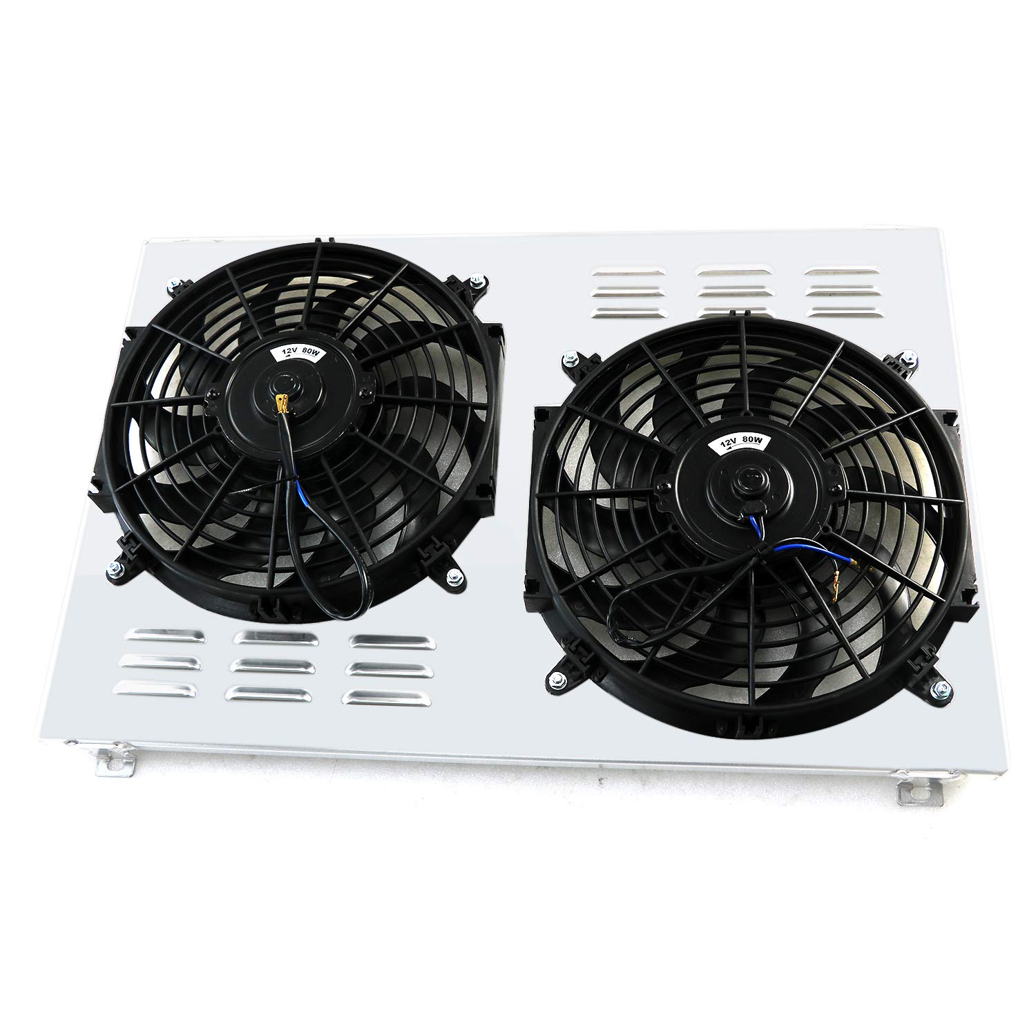Aluminum Shroud Electric Fan Assembly Compatible with Chevy Camaro 1970-1981/Monte Carlo 78-87 G-Body