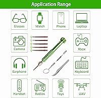 Vista 5 de 5-in-1 Mini Screwdirver, Glasses Screwdriver, Eyeglass Repair kits, Magnetic Screwdriver Set for Watch, Laptop, Electronics, Jewelry, and More