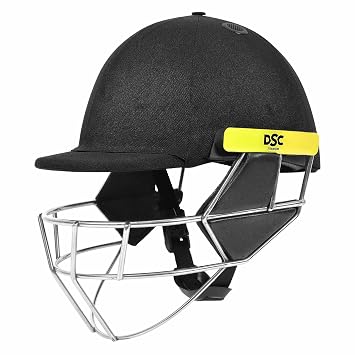 DSC Scud Lite Ti. Cricket Helmet for Mens with Neck Guard (Fixed Spring Steel Grill | Light Weight)
