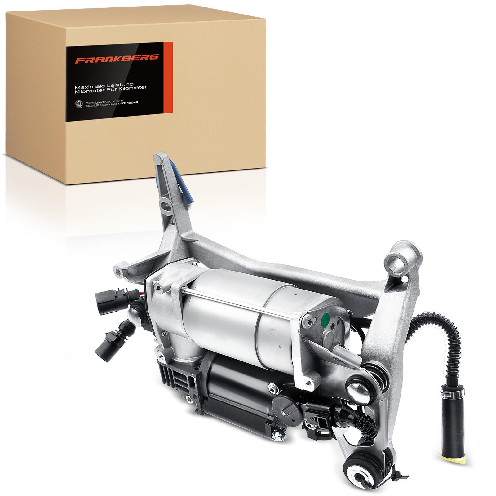 Frankberg Sprężarka pneumatyczna, regulacja poziomu, kompatybilna z Q7 4LB 3,0L-5,9 l 2006-2015 Replace # 7L8616006C