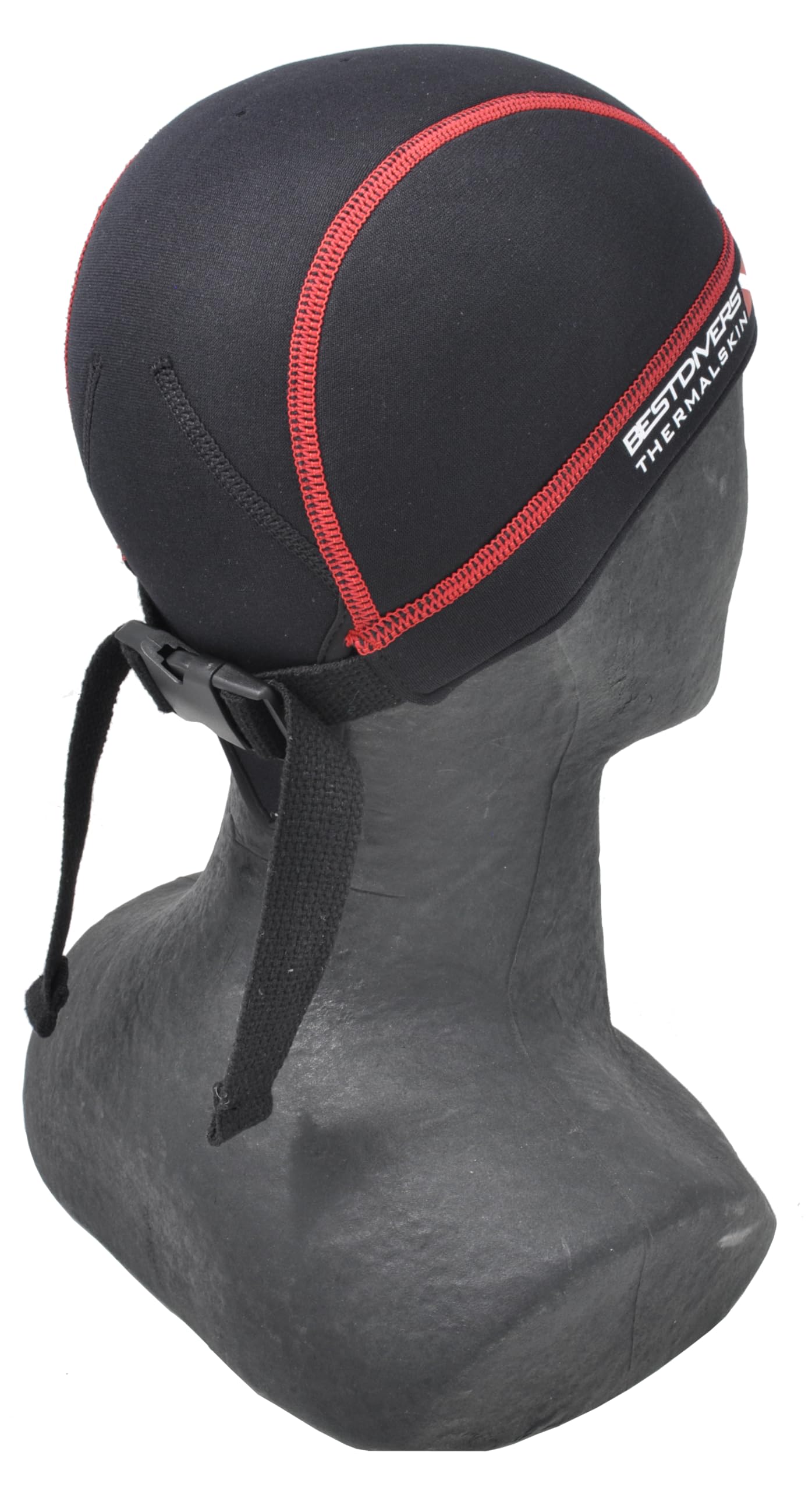 BEST DIVERS Bandana 3 mm NEOP. Nera/Rossa L-XL