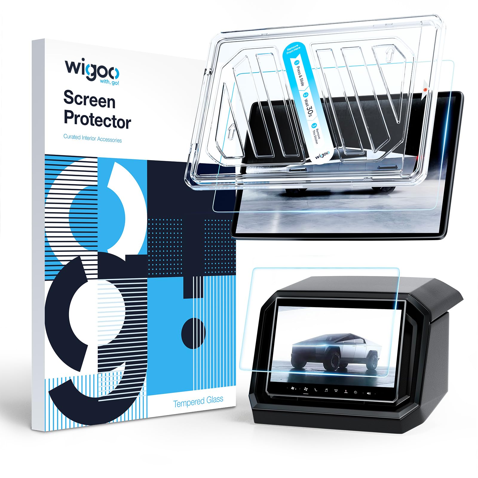 Wigoo for Tesla Cybertruck Screen Protector, Matte