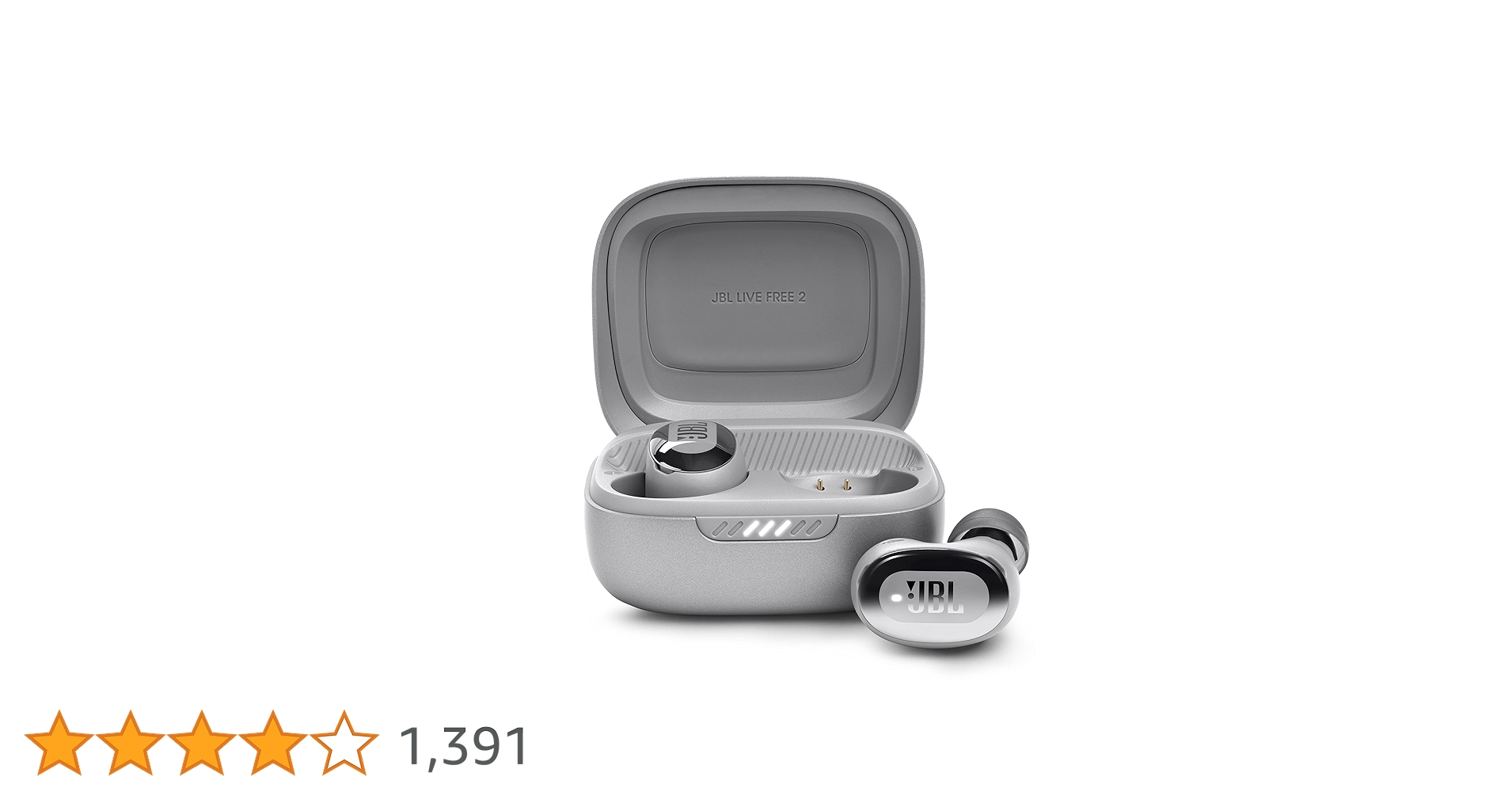 JBL ワイヤレスイヤホン JBLLIVEFREE2TWSSIL 楽天市場】【送料無料】JBL LIVE FREE 2 ワイヤレスイヤホン