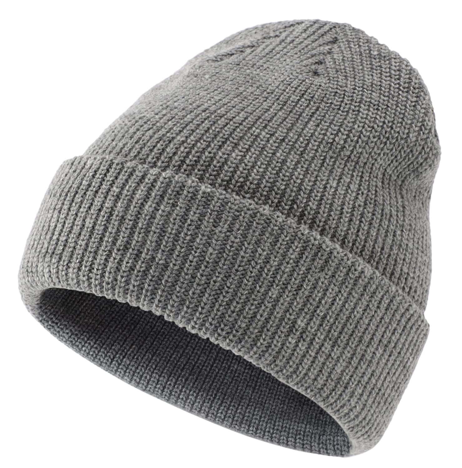 Condition photo showing New/Like New for connectyle classic double layer knit beanie hat warm thick acrylic winter hats daily cuffed beanies watch hat for men women