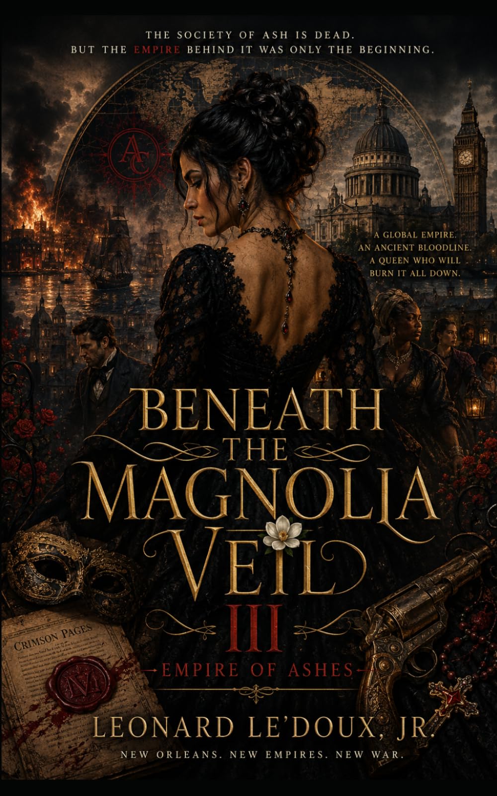 Beneath the Magnolia Veil III: Empire of Ashes (A Historical Saga of Power Series)