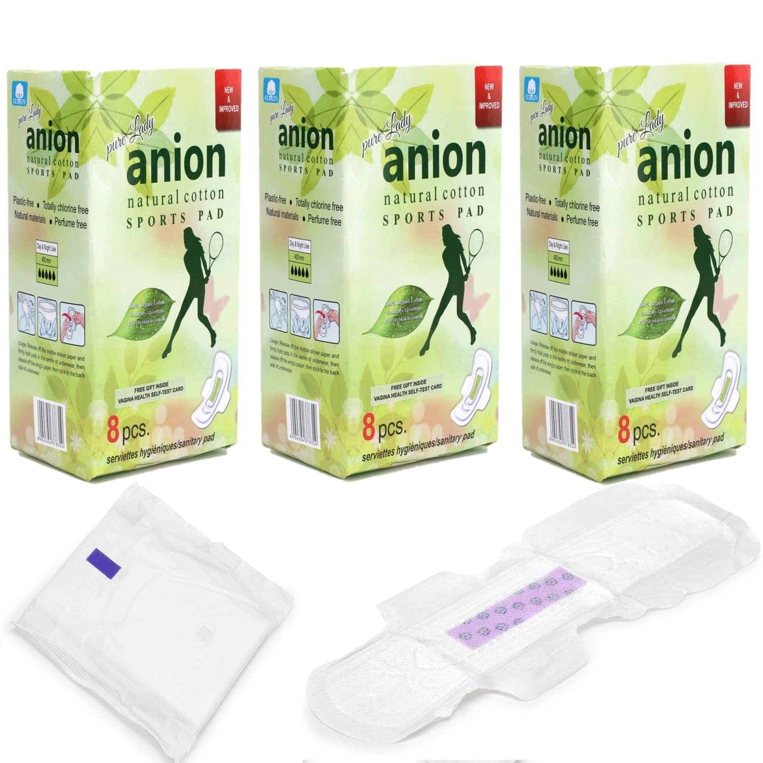 CareDone(Pack of 24)Ultra Thin Rash Free Sanitary Pads for Women-8XLPads with Disposal Cover, Heavy Flow-wider Back Design, Zero Toxins, Unscented, Antibacterial Extra Long Sanitary Napkins for Women.