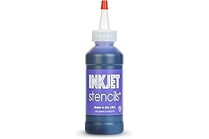 Refill Stencil Ink for Printer: Violet, 4-Oz Bottle