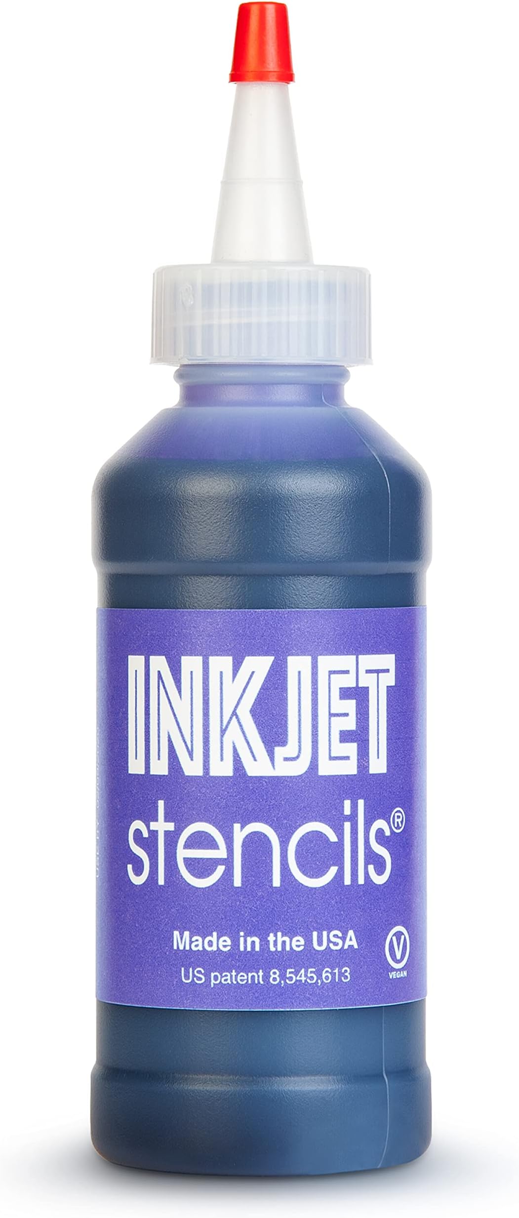 Refill Stencil Ink Compatible for Stencils Printer Ink (Violet, 4-Oz Bottle)