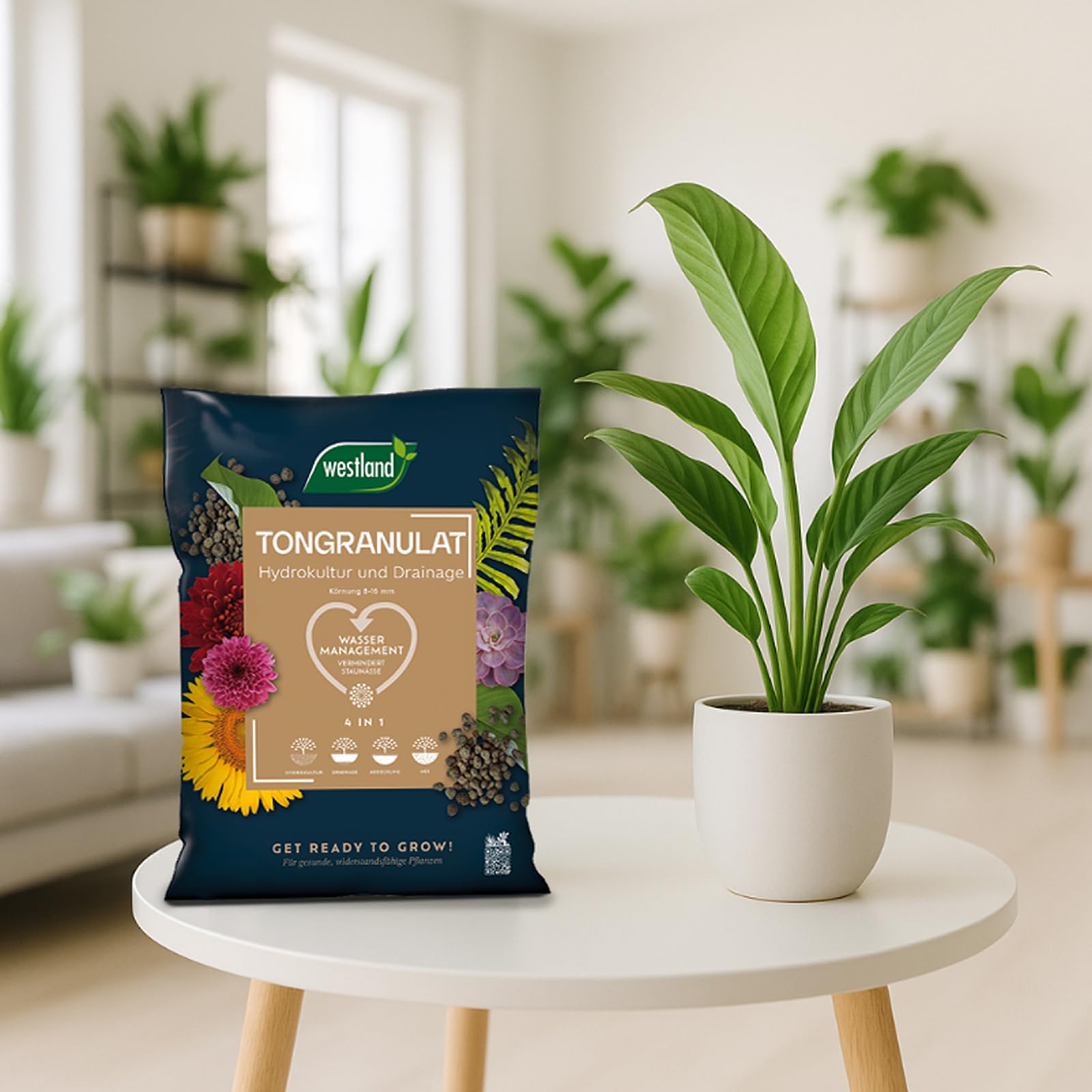 Westland billes d’argile, 5 l – Boules d’argile pour hydroponie et drainage des plantes d’intérieur et extérieur, sans additif chimique