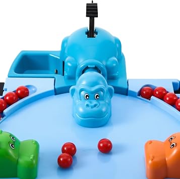 Gejoy 42 Pieces Game Replacement Marbles 2 Sets Game Replacement Balls Compatible with Hungry Hungry Hippos, 38 Red and 4 Yellow