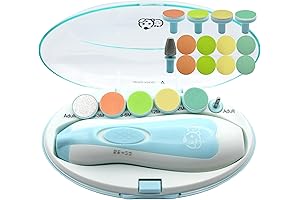 Royal Angels Baby Nail File 21 in 1, Safe Electric Baby Nail Buffer