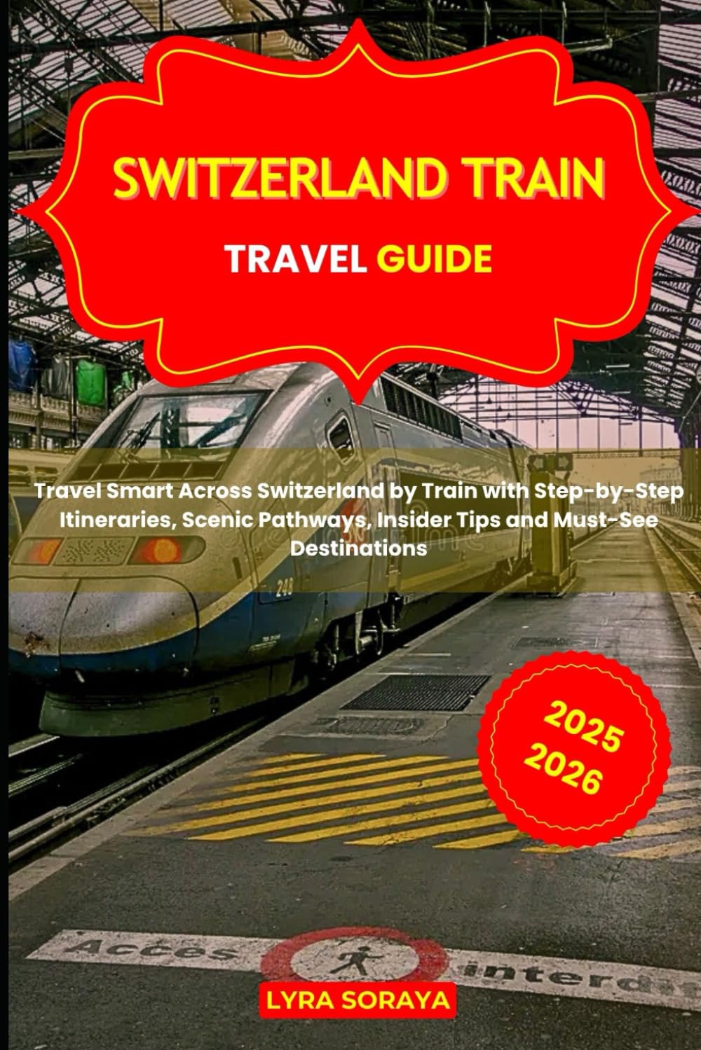 SWITZERLAND TRAIN TRAVEL GUIDE 2025-2026: Travel Smart Across Switzerland by Train with Step-by-Step Itineraries, Scenic Pathways, Insider Tips and Must-See Destinations