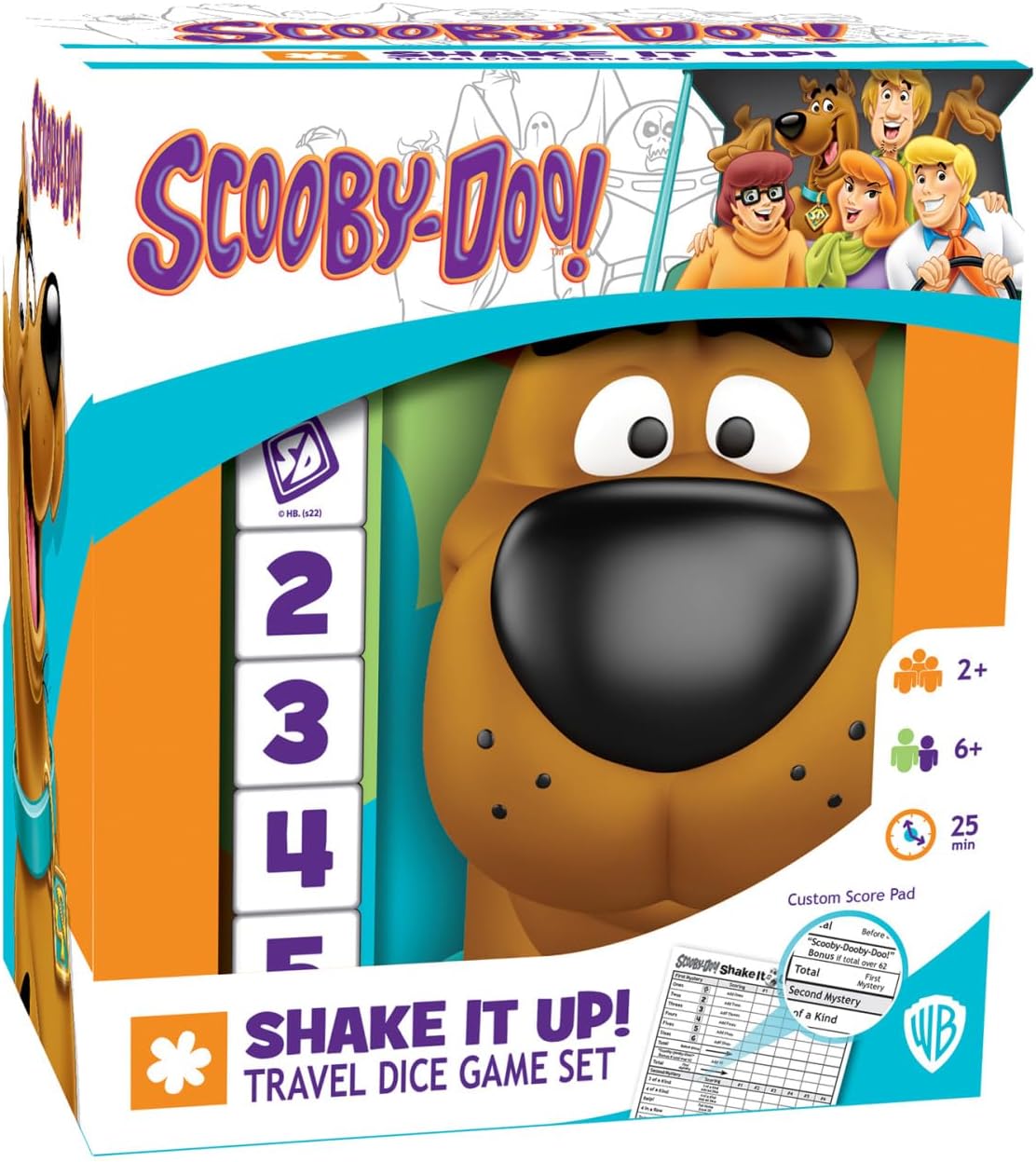 MasterPieces Officially Licensed Scooby Doo Shake It Up Dice Game for Families and Kids Ages 6 and Up
