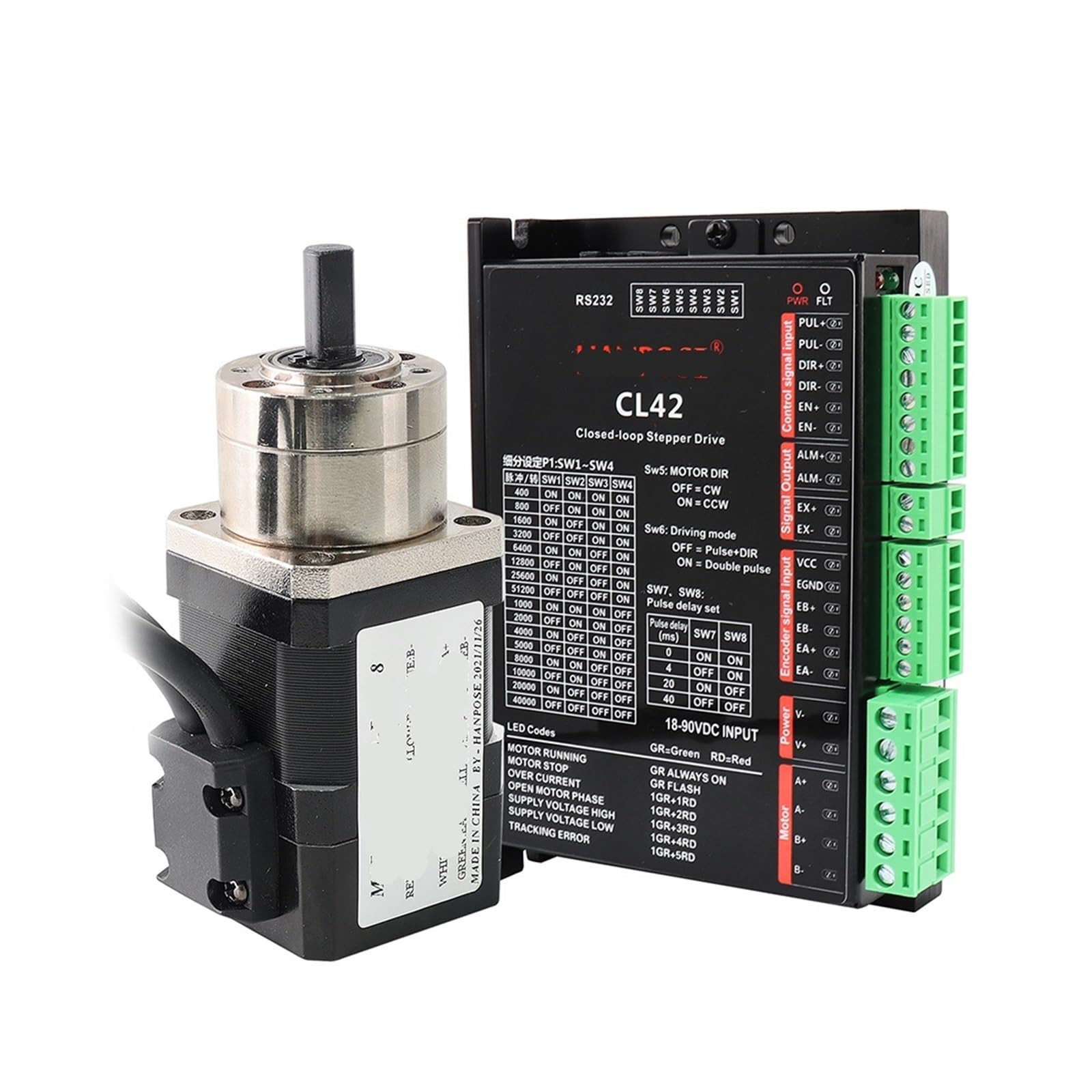 Moteur pas à pas boucle fermée CL42 pour stabiliser l'axe de votre machine CNC