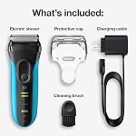 Braun Series 3 ProSkin 3040s Rechargeable Wet & Dry Men's Electric Shaver with Precision Trimmer
