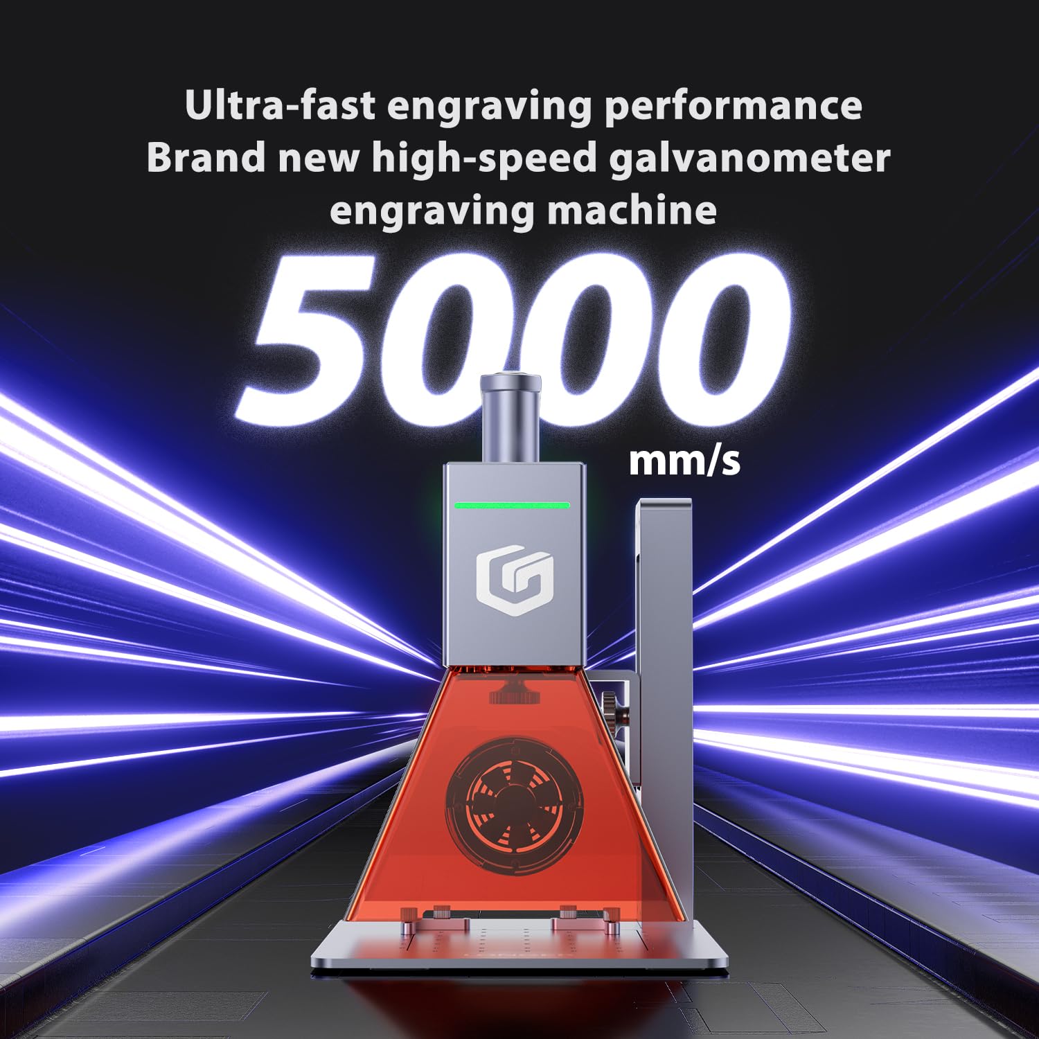 Longer Nano Incisore Laser Portatile, incisione ad alta velocità 5000 mm/s, precisione 0,05×0,05 mm, strumento fai-da-te per legno, acrilico, pelle, tessuto, metallo, ceramica