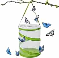 Gabbia A Farfalla Pesoncarl - Terrario Per Insetti Con Rete, Cerniera, 35x50 Cm - Per Bruchi E Farfalle - Foto 5