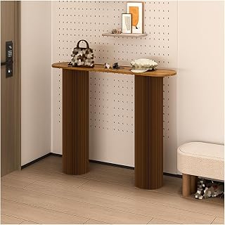 WIGING Folding Paper Display Table Counter, Shoe And Bag Retail Display Stand, Paper Product Riser For Boutiques Retail Stores And Home Decoration(Brown,120x30x80cm)