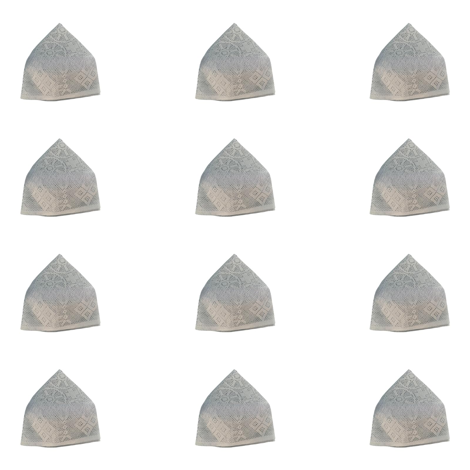Chapeau arabe sans bord musulman (lot de 12) turban ethnique respirant pour la prière des hommes - 6