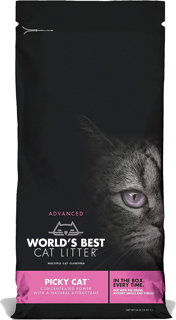 World's Best Cat Litter Picky Cat, Clumping Cat Litter
