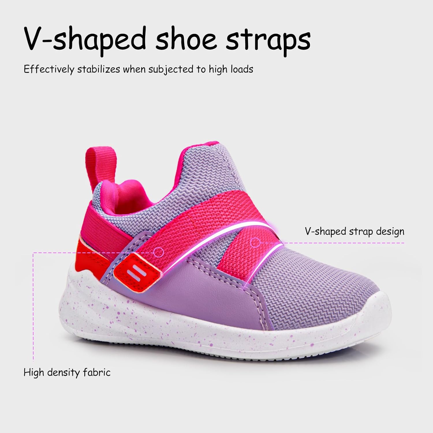 SKYWHEEL Toddler Tennis Shoes Boys Girls Barefoot Slip On Shoes Kids Lightweight Breathable Sports Sneakers for Walking Running - Image 5