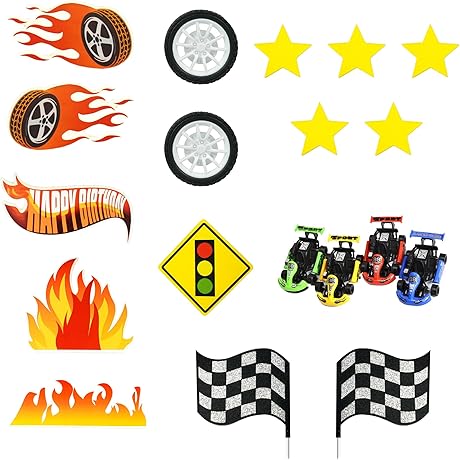 Race Car Cake Decorations