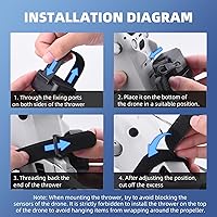 Vista 7 de BRDRC Sistema de carga útil Airdrop para DJI Mini 4 Pro/Mini 3 Pro/Air 3/Mavic 3 Pro Transporte Liberación Entrega Drop Airdrop Pesca